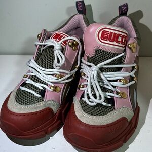 Gucci Kids Sneakers in Pink and Red